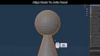 Align Mesh To Axis in Blender