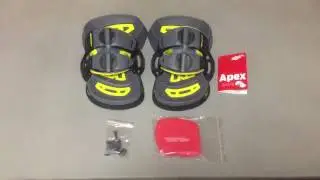 Unboxed 2017 Naish Apex II bindings - Kiteroute