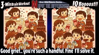 N SPOT THE DIFFERENCES｜Can You Beat It?【#42 Valentine&rsquo;s Day】