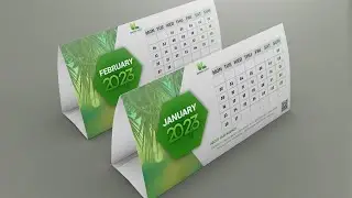 New Year Calendar Design 2023 How To Create a Desk Calendar in Illustrator