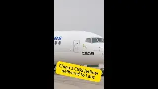 China's homegrown C909 jetliner delivered to Laos
