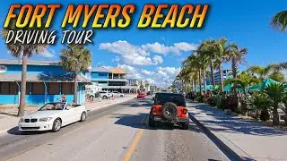 Fort Myers Beach Florida | Smooth Drive Along Estero Island