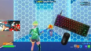 ⭐️SteelSeries Apex Pro Mini ASMR Chill🤩 Piece Control 1v1🏆Satisfying Keyboard Fortnite 360FPS⭐️