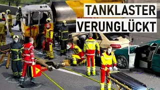 Schwerer LKW Unfall - Person eingeklemmt | S02/E03 | Flamme & Feuer | Maxmilim