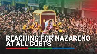 As it happened: Sea of devotees reaching for Nazareno image along Quezon Boulevard | ABS-CBN News