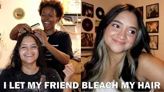 Bleaching the Underlayer of my Hair at Home *FOR FALL* + Playing He's a 10 | Selena Cordero