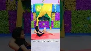 YOGA WITH  STUDYING #yoga #shorts #youtubeshorts #awesomeyog #exercise