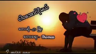 ငါဝအောင်ငိုလိုက်မယ် ဒီနေ့တစ်ရက်ထဲငိုမယ် ( Lyric Video )