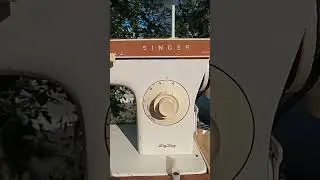 M&aacute;quina de costura Singer 247, costura reta e zig zag!
