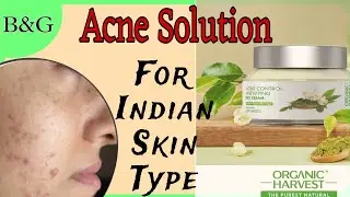 Organic Harvest Acne Mattifying Day Cream: Green Tea & Moringa | Honest Review |B&G