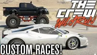 The Crew Wild Run Gameplay | CUSTOM RACES! (FreeDrive Challenges)