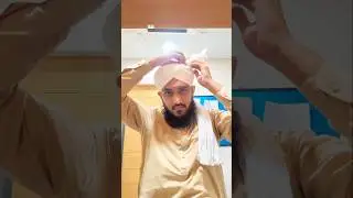 imama sharif bandhne ka tarika || How to tie an imamah #Shorts