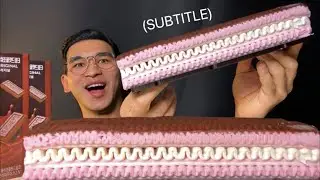 ASMR BIG STRAWBERRY CHOCOLATE ICECREAM DESSERT CAKE MUKBANG 홈플러스 딸기 초콜릿 아이스크림￼ 먹방 KOREAN EATING SHOW