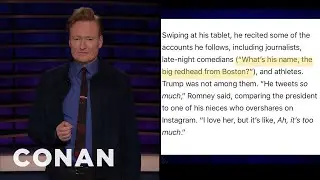 Conan On Mitt Romney's Secret Twitter Account | CONAN on TBS