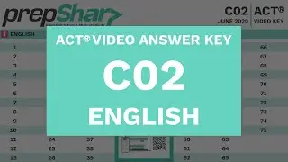 C02 - ACT English - PrepSharp Video Answer Key