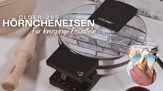 H&ouml;rncheneisen Cloer-285 | Knusprige, k&ouml;stliche Eiswaffeln | Eish&ouml;rnchen | Waffeln f&uuml;r Eiscreme