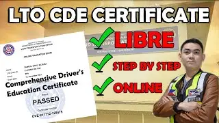 FREE CDE CERTIFICATE LTO | RENEWAL OF LICENSE - STEP BY STEP
