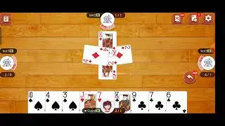 Card game - call break multiplayer gameplay video