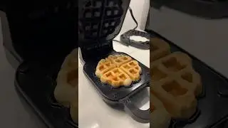 First test of our waffle maker 🧇 #costcofinds #salton #wafflemaker