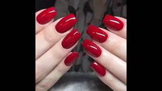 Viral latest design nail art #ytshorts#trending Red colour nails #fashion trends nail arts#nailart