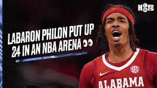 Labaron Philon took over in the second half and dropped 24 points against a tough Illinois team 🔥