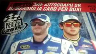 WALMART NASCAR PRESS PASS 2015 UNBOXING 4 PACK 1 SWEET PULL