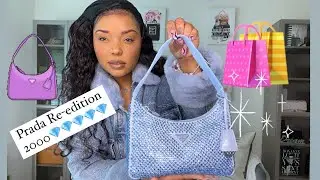 Prada Re edition 2000 Crystal Handbag 💎💎💎| Luxury handbag unboxing