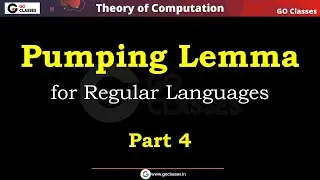 Pumping Lemma for Regular Languages Part 4 Proof of Pumping Lemma| Theory of Computation| WITH NOTES