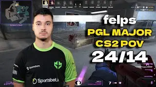 CS2 POV Imperial felps (24/14) vs Apeks (Overpass) PGL CS2 Major Copenhagen 2024