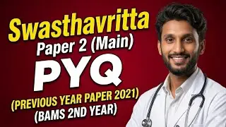 Swasthavritta & Yoga Paper 2 Solution 💯 | BAMS 2nd Year MAIN Exam | MGGAU Solved Paper | SauryaBAMS 