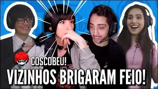JOVENS REAGEM A QUANDO OS VIZINHOS RESOLVEM TRETAR NA LIVE - LIVES ENGRAÇADAS - COSCOBEU