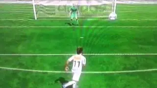 Neymar flick over head volley on Hart (arena)