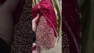 Beautiful korean silk Cutdana work only for 13k