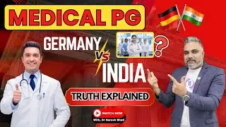 Medical Post Graduation In Germany vs India|Medical PG In Germany vs India| Medical PG|Germany|India
