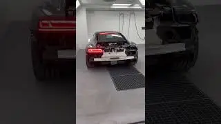Wrecked Audi R8 #carpainter #wrecked #wreckedcar