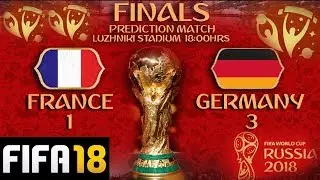 FIFA18 World Cup 2018 Final - France v Germany Simulation