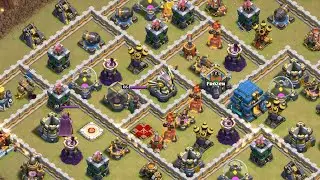 Como atacar este diseño genérico de th12 (ataque en 3 fases)