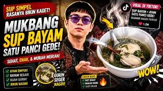 Mukbang Sup Bayam Satu Panci Gede