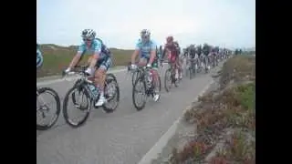 Tour of California 2012 bicycle race on the Great Highway, San Francisco