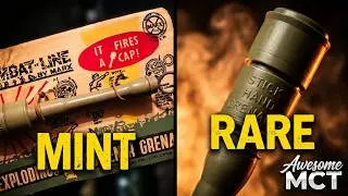 🪖💥🔥 Combat-Line German Stick Hand Grenade  Marx Toys 1963 Fires Caps💥  Classic Army Toys 🪖💥🔥