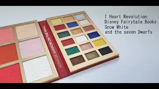 I Heart Revolution - Eyeshadow&Face Palette: Disney Fairytale Books: Snow White and the seven Dwarfs