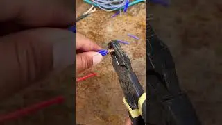 A good helper for electricians to wind and connect wires #shorts
