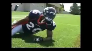 Wesley Woodyard spoof on Brian Dawkins