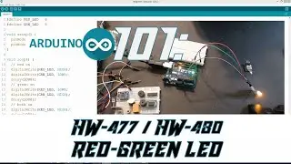 HW 477   HW 480 Red Green LED   Arduino for beginners   Sensors