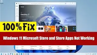 Fix Windows 11 Microsoft Store and Store Apps Not Working