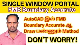 AutoCAD FMB Accuracy Tips | Correct Measurement & Boundary Fixing Tamil