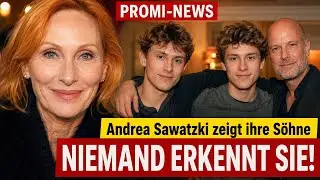 Andrea Sawatzki zeigt ihre S&ouml;hne &ndash; niemand erkennt sie!