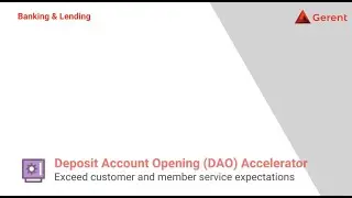 Salesforce Financial Services Cloud | Deposit Account Opening Demo