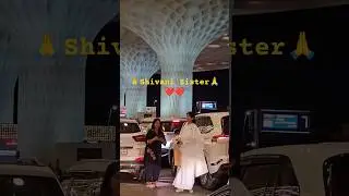 Blessed to meet Brahma kumari Sister Shivani at Mumbai Airport 🙏❤️ #shivani #brahmakumaris