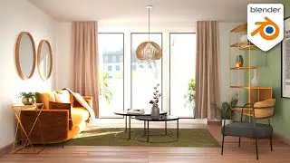 Blender 3D pour l'architecture et la décoration d'intérieur - Timelapse